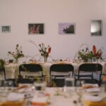 Dinner party settings at Kandid Kush Studio